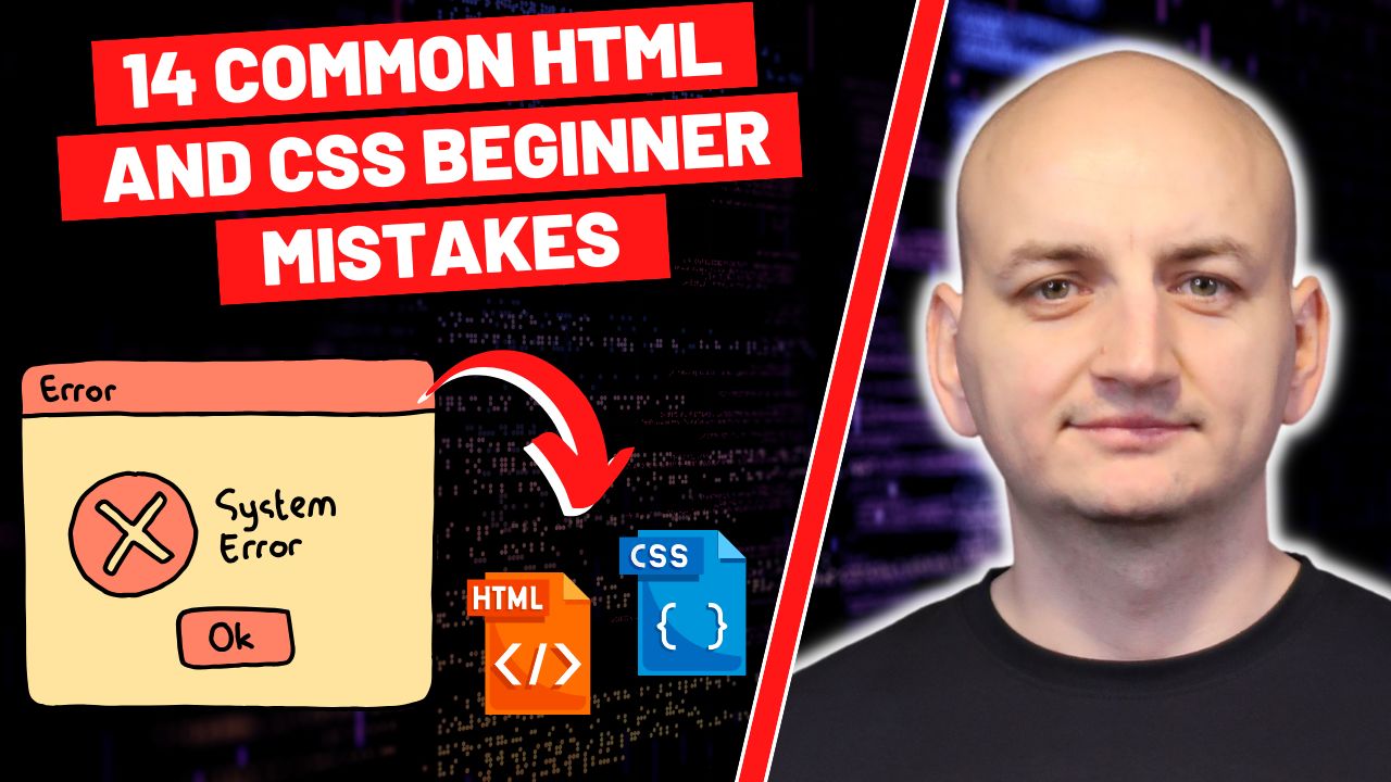 14 Common HTML and CSS Beginner Mistakes